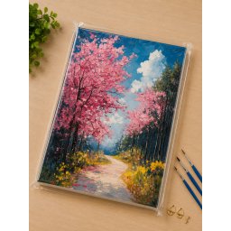 BOJENJE PO BROJEVIMA SET TREŠNJE 40X50CM *AK