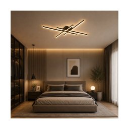 SOLEA 152 PLAFONSKA SVETILJKA 40W CCT CRNA