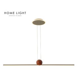 SOLEA 166 LUSTER 24W 3000K CAPPUCCINO/CRVENA