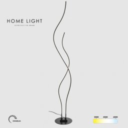 SOLEA 150 PODNA LAMPA 42W CCT CRNA DIM