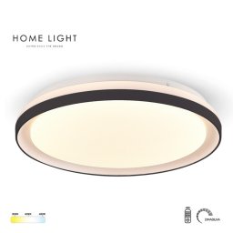 SOLEA 124 PLAFONSKA SVETILJKA 24/48W CCT CRNA DIM