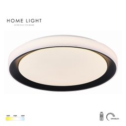 SOLEA 101 PLAFONSKA SVETILJKA 24/48W CCT CRNA DIM