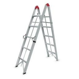 SuperStep Duple Sklopive Štapne Alu Merdevine 2x5 188cm
