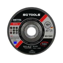 SG TOOLS SG11007 brusna ploča ispupčena 125 x 6.0mm Metal Premium A 24 RBF ( SG11007 )