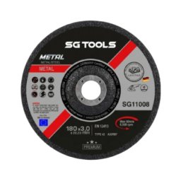 SG TOOLS SG11008 rezna ploča ispupčena 180 x 3.0mm Metal Premium A 30 RBF ( SG11008 )