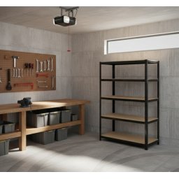 Alberg Metalna polica 183x120x45 black edition 5x200kg ( 8B )