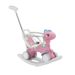 Konjić 2u1 muzička guralica i klackalica Baby Land