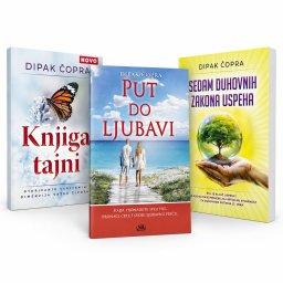 Komplet tri knjige -10%: Sedam duhovnih zakona uspeha; Put do ljubavi; Knjiga tajni – Dipak Čopra