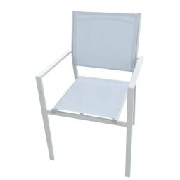 Metalna stolica 54x54x86 cm bela Kampala TT 200140