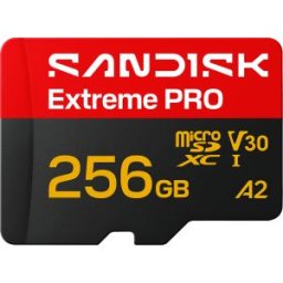 Extreme PRO microSDXC UHS-I 256GB 250MB/s (SDSQXCJ-256G-GS6MA)