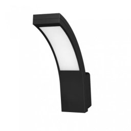 Zidna lampa crna 10W 4000K LED spoljna IP54 PIRYT AD-OP-6109BLPM4 Adviti