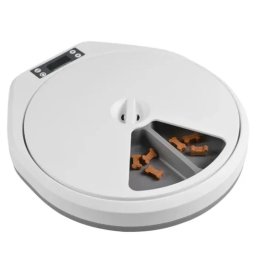 Duvo+ Automatic Pet Feeder Automatska Hranilica Za Pse i Mačke, Bela – 33×36×6cm
