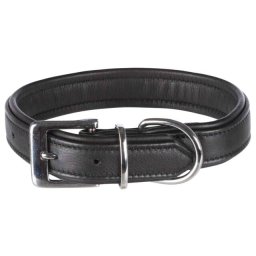 Trixie Active Comfort Kožna Ogrlica 39-46cm/30mm Crna
