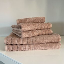 Peškir Bordura 70x140cm 550g/m2 Svetlo Braon boja ( VLK000666-svetlobraonboja26 )