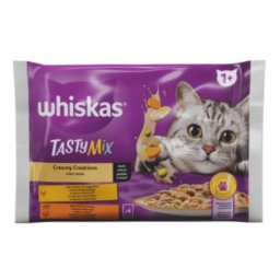 Whiskas TastyMix Meso u Kremastom Sosu 4×85 g - 340 g