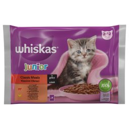 Whiskas Kesice, Izbor Mesa Junior 4×85 g - 340 g