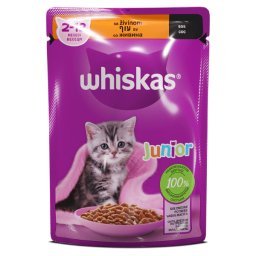 Whiskas Kesice, Izbor Živine Junior - 85 g