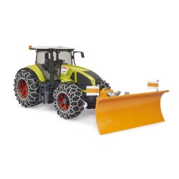 Traktor Claas Axion 950 sa lancima i ralicom za sneg