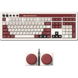 Bežična tastatura 8BitDo Retro 108/mehanička/Fami Edition + Dual Super Buttons