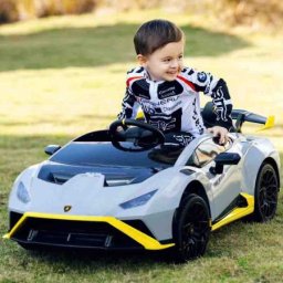 Dečiji automobil na akumulator - Lamborghini Huracán Premium Sivi ( 13781 )