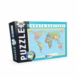 Puzzle 200 pcs world map bf238 ( 108/22381 )