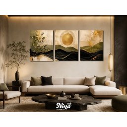 DIGITAL ART slike na platnu Zlatni mir prirode ms299