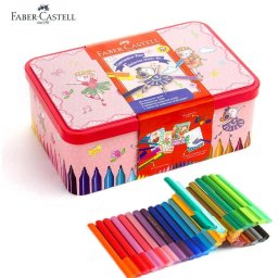 Flomasteri u metalnoj kutiji 1/33 Faber-Castell CONNECTOR BALERINA