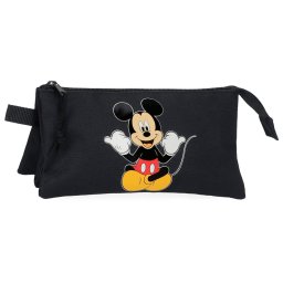 MICKEY CHEERFUL prazna pernica sa 3 pregrade