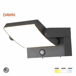 DAWN LED SVETILJKA S007 ZIDNA SENZOR 20W 3000K IP54 SIVA