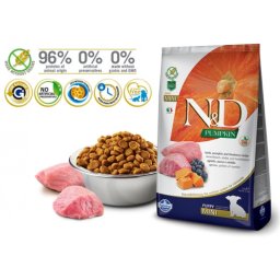 N&D Suva hrana Pumpkin Puppy Mini Lamb&Blueberry 2,5 kg