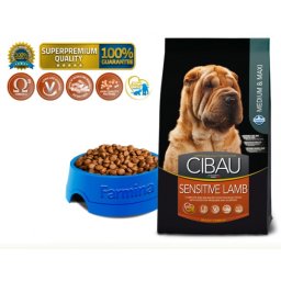 Cibau Suva hrana Superpremium Lamb Sensitive Medium&Maxi 2,5kg