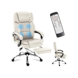 Kancelarijska stolica sa masažerima Mark Adler Boss 6.0 Beige