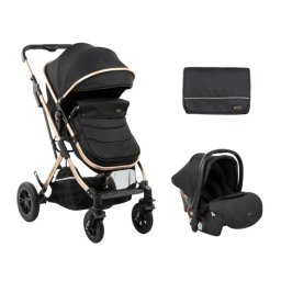 Kikka Boo Kolica za bebe Kaia set 2u1 sa autosedištem - Crna (KKB10201 SET)