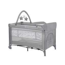 Prenosivi krevetac KikkaBoo So Gifted PLUS 2 nivoa sa pultom Grey (KKB11128)