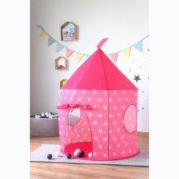 šator za decu Pink white stars (55542)