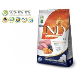 N&D Suva hrana Pumpkin Puppy Medium and Maxi Lamb-Blueberry 2,5 kg