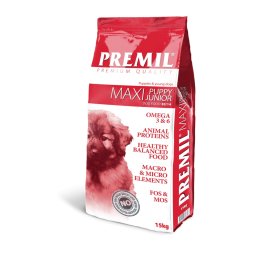 Premil Suva hrana Maxi Puppy-Junior 15Kg