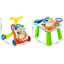 Kikka Boo Guralica za bebe PLAY & GROW 2u1 Crvena
