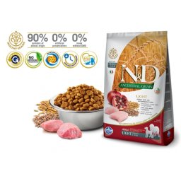 N&D Suva hrana LG Light Medium and Maxi Chicken&Pomegranate 12 kg