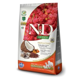 N&D Suva hrana Quinoa Skin&Coat Herring, Coconut-Curcuma 7 kg