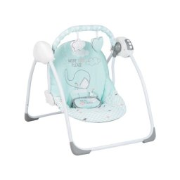 KikkaBoo Ljuljaška za bebe FELICE ELEPHANT Mint