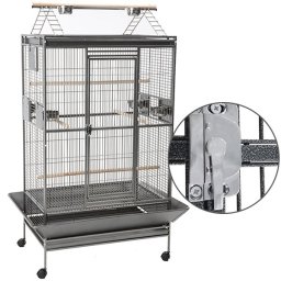 Savic kavez za ptice Hamilton Playpen, tamno-sivi