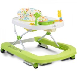 Dubak-guralica za bebe "ZOO" 2in1 Zelena