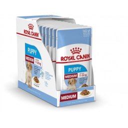 ROYAL CANIN Vlažna hrana u kesici za štence srednjih rasa Medium Puppy 10x140gr