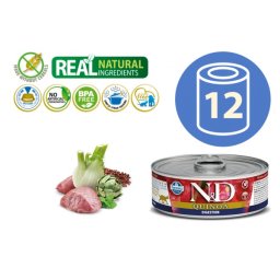 N&D Vlažna hrana Can Cat Quinoa Digestion 80g x 12kom pakovanje