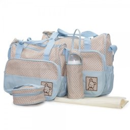 Torba za mame i bebe"Stella" 4 u1, Plava