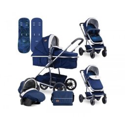 Lorelli Kolica za bebe "S-500 Set" tamno plava Flowers