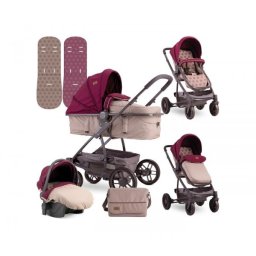 Lorelli Kolica za bebe "S-500 Set" Bež i Crvena Dots