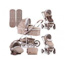 Lorelli Kolica za bebe "S-500 Set" Bež Triangles