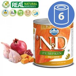 N&D Vlažna hrana Can Dog PM Quail&Pumpkin 285g x 6kom pakovanje